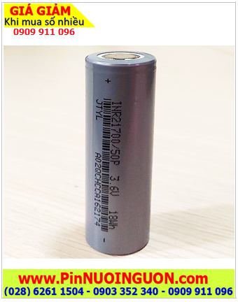 Tesla INR21700/50P, Pin sạc 3.7v Lithium Tesla INR21700/50P (3.7v 4800mAh Dòng xả 40A) chính hãng